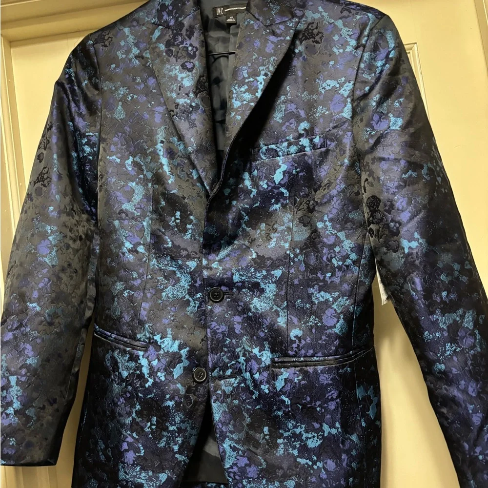 INC International Concepts Men's Classic-Fit Abstract Brocade Suit Jacket,  #7